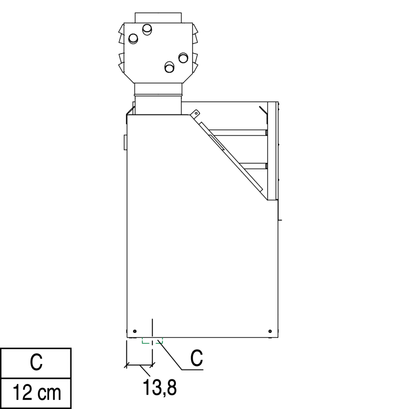 Piazzetta Focolare MA 285 SL PLUS